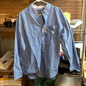 NEW - XL Blue Button up Shirt